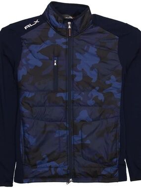 Ralph Lauren Navy and Black Camo Puffer Jacket
